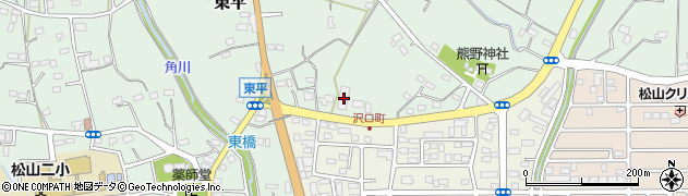 埼玉県東松山市東平980周辺の地図