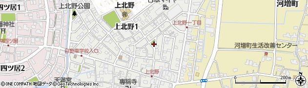 上北野橘公園周辺の地図