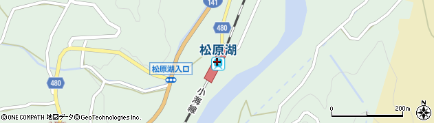 長野県南佐久郡小海町周辺の地図