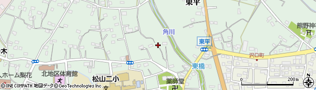 埼玉県東松山市東平873周辺の地図