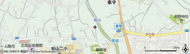 埼玉県東松山市東平874周辺の地図