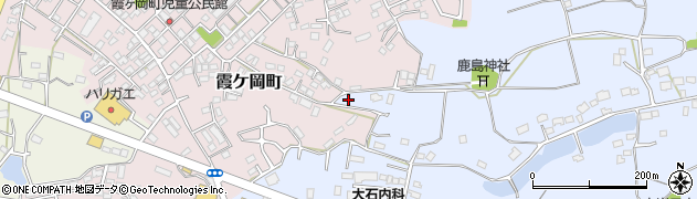 茨城県土浦市大岩田2491周辺の地図