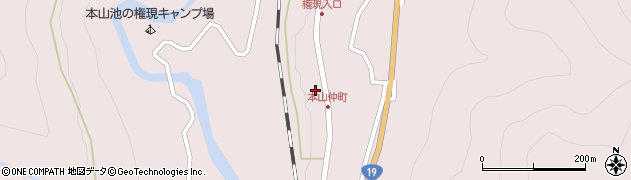 長野県塩尻市本山4918周辺の地図