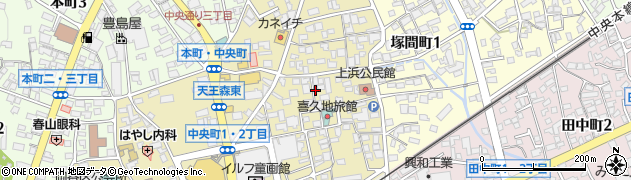 上浜信和荘周辺の地図
