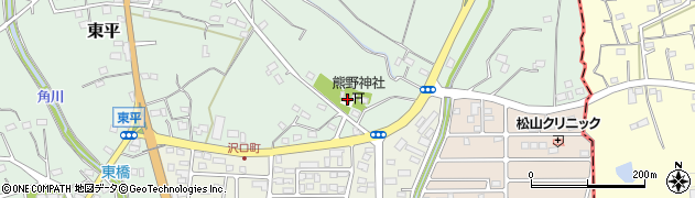 埼玉県東松山市東平1007周辺の地図