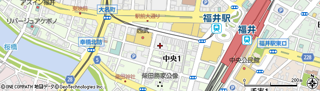 福井県療術師会（公益社団法人）周辺の地図