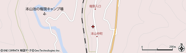 長野県塩尻市本山4921周辺の地図