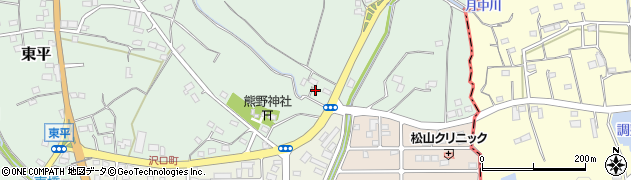 埼玉県東松山市東平1043周辺の地図