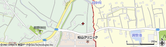 埼玉県東松山市東平1115周辺の地図