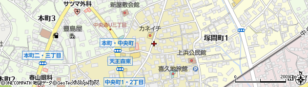 秋葉青果店周辺の地図