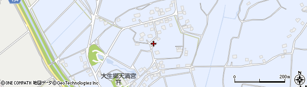 茨城県常総市大生郷町1427-2周辺の地図