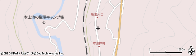長野県塩尻市本山4980周辺の地図