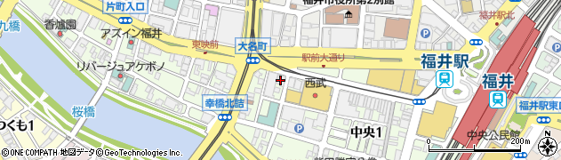 三井住友信託銀行福井支店周辺の地図