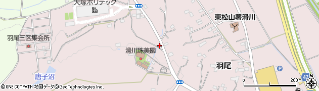埼玉県比企郡滑川町羽尾2365周辺の地図