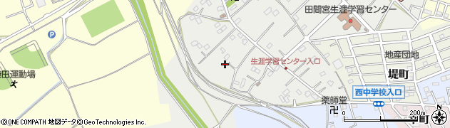 埼玉県鴻巣市北中野周辺の地図