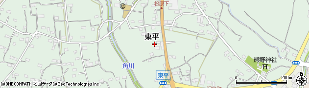埼玉県東松山市東平932周辺の地図