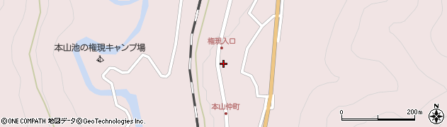 長野県塩尻市本山4977周辺の地図