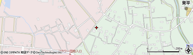 埼玉県東松山市東平721周辺の地図