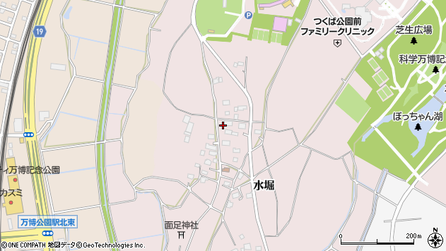 〒300-2654 茨城県つくば市水堀の地図