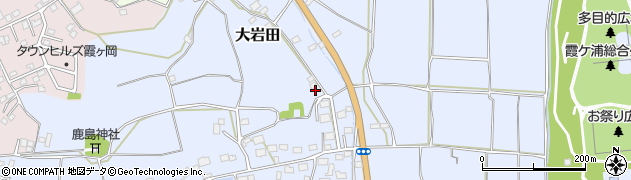 茨城県土浦市大岩田2882周辺の地図