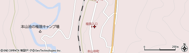 長野県塩尻市本山4975周辺の地図