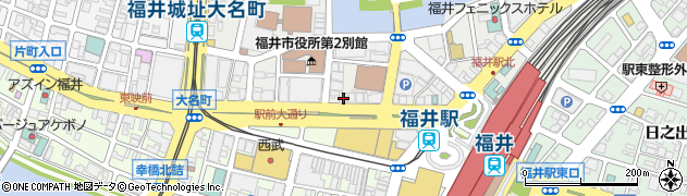 中日新聞福井支社周辺の地図