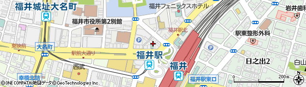 快活ＣＬＵＢ　福井駅前店周辺の地図