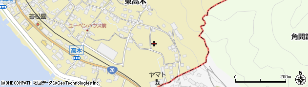 長野県諏訪郡下諏訪町9020周辺の地図
