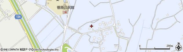 茨城県常総市大生郷町1464-1周辺の地図