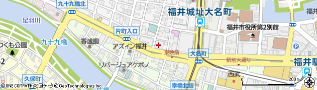 株式会社福井銀行　本店個人情報の取扱いに関するお問い合わせ周辺の地図