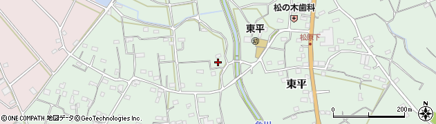 埼玉県東松山市東平797周辺の地図