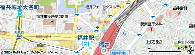 やきとりの名門 秋吉 福井駅前店周辺の地図
