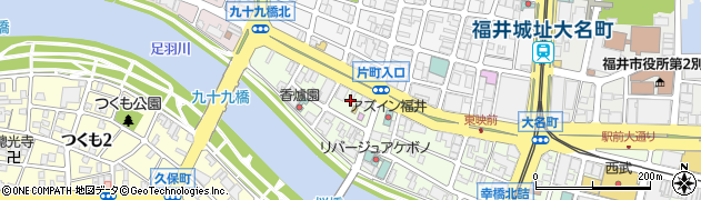 羽二重餅總本舗 松岡軒 本店周辺の地図