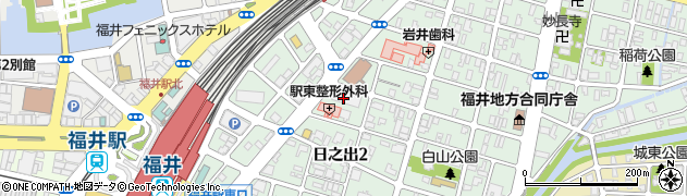 株式会社トップ　福井出張所周辺の地図