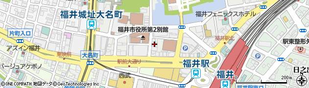株式会社新健勝苑福井大手町店周辺の地図
