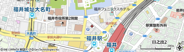 明治安田生命　福井南営業所周辺の地図