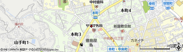 早川クリーニング店周辺の地図