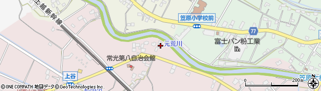 埼玉県鴻巣市上谷1116周辺の地図