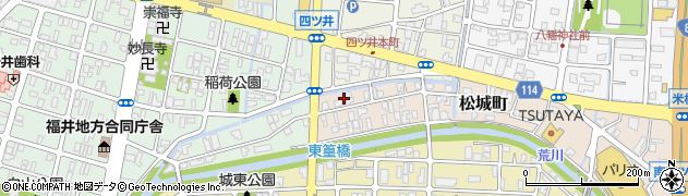 福井県福井市松城町2周辺の地図