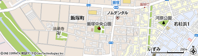 飯塚中央公園周辺の地図