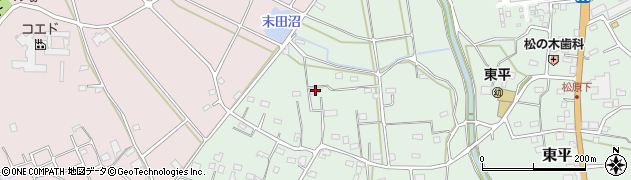 埼玉県東松山市東平769周辺の地図