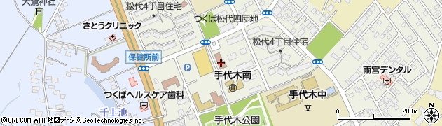 谷田部松代郵便局 ＡＴＭ周辺の地図