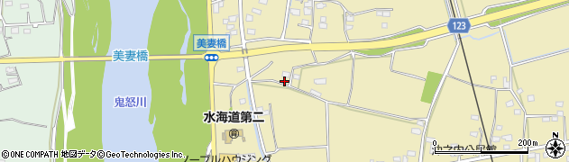 茨城県常総市中妻町4330周辺の地図