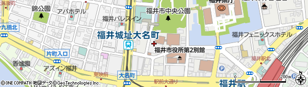 福井市役所市民生活部　環境事務所・環境廃棄物対策課周辺の地図