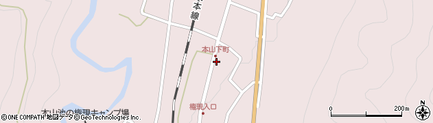 長野県塩尻市本山4958周辺の地図