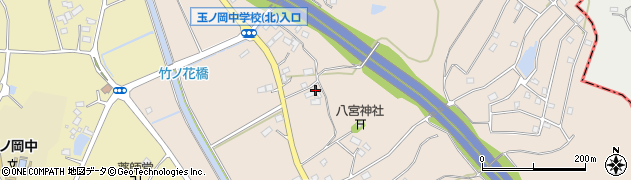 埼玉県比企郡嵐山町廣野576周辺の地図