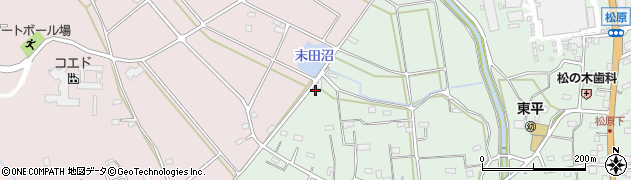 埼玉県東松山市東平739周辺の地図