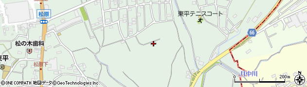 埼玉県東松山市東平1374周辺の地図