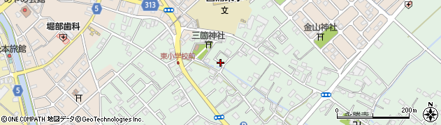 埼玉県久喜市菖蒲町三箇周辺の地図