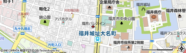 福井パレスイン周辺の地図